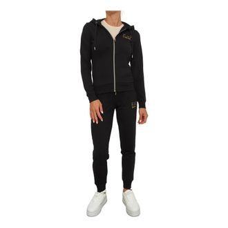 Emporio Armani Tuta Sportiva - Dames - Trainingspakken - Zwart - XS - Polyester - Fitness