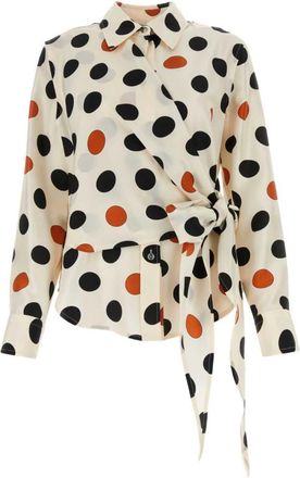 Bottega Veneta MultiColor Printed Silk Shirt