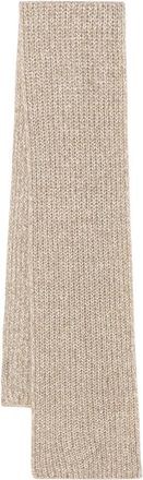 Marc O'Polo Dikke gebreide sjaal - Dames - Wintersjaals - Beige - ONE Size - Katoen - Accessoires