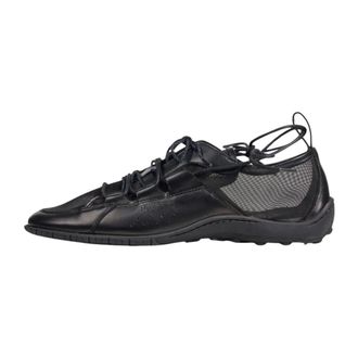 Sams&oslash;e & Sams&oslash;e Sneakers, female, Black, Size: 11 US Saastra Hybrid Flats Mesh 16119