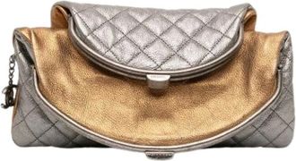 Chanel Pre-owned Clutches, female, Multicolor, Size: ONE SIZE Pre-owned Leather Clutch