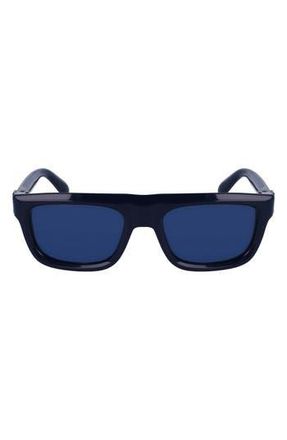 Ferragamo Prisma 56mm Square Sunglasses in Blue Navy at Nordstrom Rack