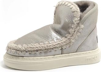 Mou Winterlaarzen - Dames - Schoenen - Beige - Maat: 40 EU
