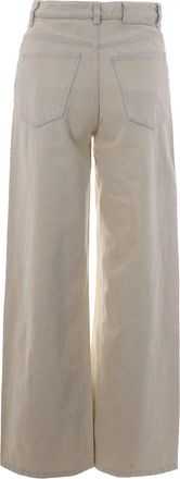 A.P.C. Womens Jeans Clyde Bleached Out Organic Cotton Trousers