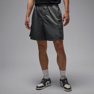 Nike Jordan Mens Jordan Brooklyn Cargo Shorts in Grey | HV9683-068