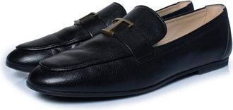 Tod's Tods T tijdloze loafer in het zwart