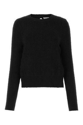 Bottega Veneta Black terry fabric sweater