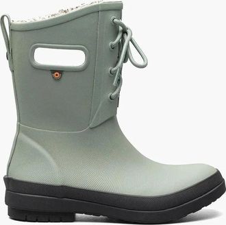 Bogs Amanda II Womens Jade Green Waterproof Round Toe Rain Boots HTAT1505