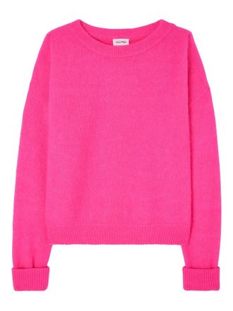 American Vintage Vitow ribbed sweater - Pink