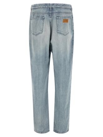 Maison Margiela Cotton Straight-Leg Jeans - Blue