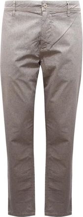 Brooksfield 205A.c 161 Slim Fit Printed - Heren - Chinos - Beige - 3XL - Katoen - Broeken