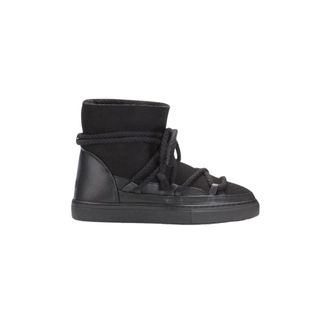 INUIKII Classic Sneaker Boots - Dames - Winterlaarzen - Zwart - 38 EU - Leer - Schoenen