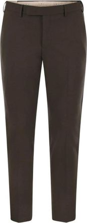 Pantaloni Torino Tailored Fit Pantalon - Heren - Nette broeken - Bruin - 3XL - Wol - Broeken