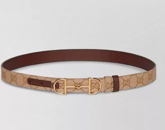 Gucci leather reversible belt