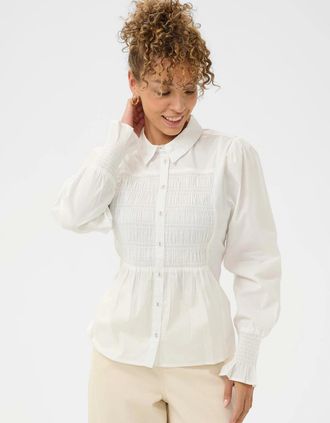 Cream Womens Adeline shirt - Size: 16