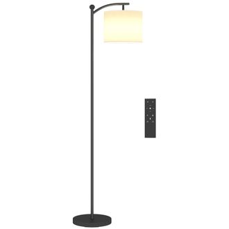 OEM L&aacute;mpara De Pie Led Regulable Con Temperaturas De Color Ajuste Continuo Control Remoto Temporizador De 60 Minutos Negro