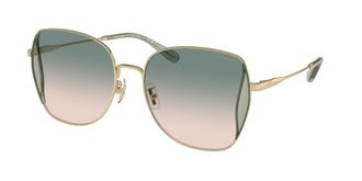 Coach HC7158D CL906 Asian Fit 90052C Womens Sunglasses Gold Size 58
