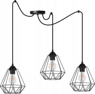 OEM L&aacute;mpara De Techo Colgante Ara&ntilde;a Spider Loft E27 Led