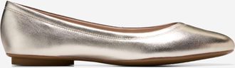 Cole Haan Womens Georgie Ballet Flats - Gold Size 10.5
