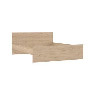 Dmora Cama Doble Hortense, Sommier Para Dormitorio, Estructura De Cama Por Habitaci&oacute;n, Estructura Del Sostenedor Del Colch&oacute;n, 207x166 H80 Cm, Roble Claro - 
