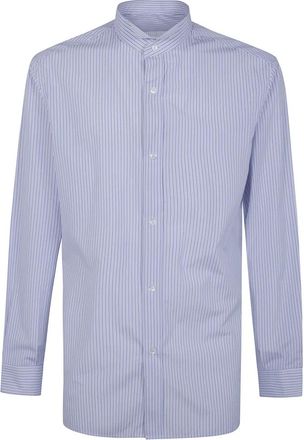 Maison Margiela Casual Shirts - Heren - Casual Overhemden - Blauw - XL - Overhemden