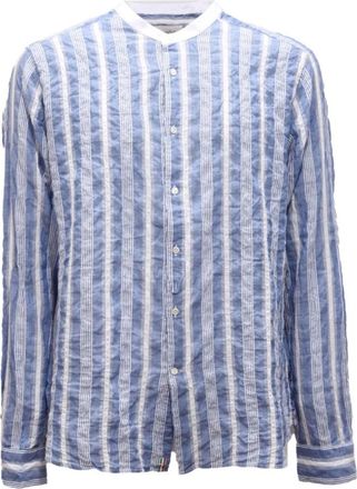 Tintoria Mattei Heren, Overhemden, Blauw, Maat: XL