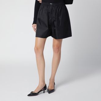 Prada Shorts neri in Re-Nylon