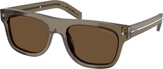 Prada PR B12S 18T70F Mens Sunglasses Brown Size 55