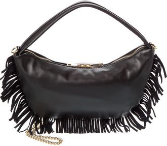 Persaman New York Dua Fringe Leather Shoulder Bag