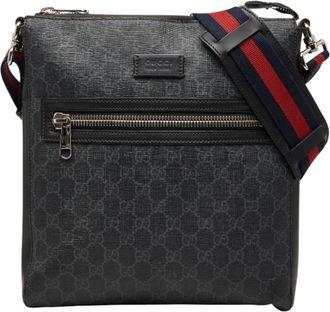 Gucci Black Pvc Leather Shoulder Bag (Pre-Owned)