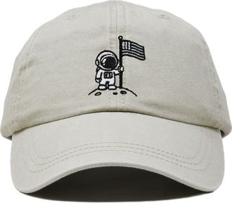 Dalix Moon Mission Dad Cap in Washed Stone White at Nordstrom