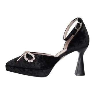Emanuelle Vee Schoenen, Dames, Zwart, 38 EU, Leer, Zwart
