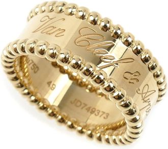 Van Cleef & Arpels Yellow Gold (18K) Band Ring (Pre-Owned)