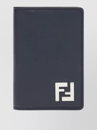 Fendi bi fold wallet textured panel design