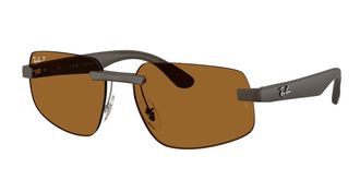 Ray-Ban RB4475CH Polarized 6124BB Mens Sunglasses Brown Size 60
