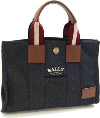 Bally Canvas Leather Handbag (Pre-Owned)
