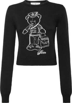 Philipp Plein Trui Ronde Hals Ls Teddy