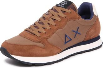 Sun 68 Sneakers, male, Brown, Size: 13 US TOM Solid Nylon