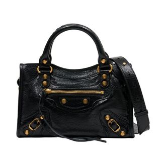 Balenciaga Handbags, female, Black, Size: ONE SIZE Le City Mini Bag