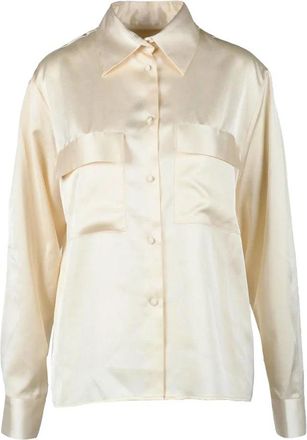 Nineminutes White Polyester Elastane Shirt