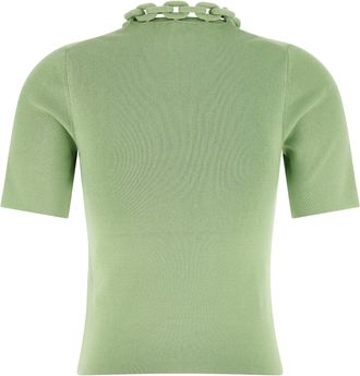 Paco Rabanne Womens Bicolor Textile T-Shirt