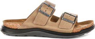 Birkenstock Sliders, female, Brown, 5 UK, Arizona Crosstown Regular Fit