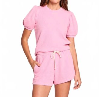 Saltwater Luxe Petunia Shorts And Top Set In Pink