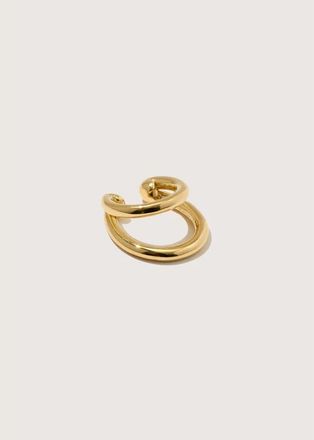 Otiumberg 14kt Gold Double Ear Cuff in Yellow Toned Gold at Nordstrom