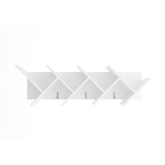 Calicosy Estanter&iacute;a de pared para libros - L127,5 cm - Blanco