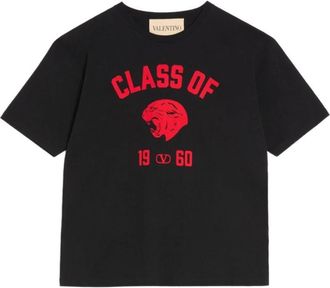 Valentino Garavani Class Of 1960 T-shirt - Heren - T-shirts - Zwart - M - Nylon - Tops