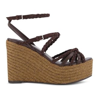 Jimmy Choo London Wedges, female, Brown, Size: 8 1/2 US Nyra Wedge