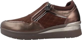 Stonefly Stonefly - Cream 62 Zip Sue Laminated - Dames - Schoenen - Bruin - Maat: 40 EU Leer