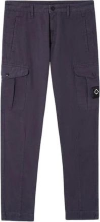 Mastrum Ma.strum, Broeken, Heren, Blauw, M, Katoen, Tapered Cargo Pant