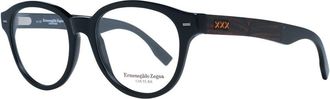 Ermenegildo Zegna Black Plastic Glasses Mens (Frames)